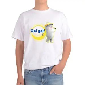 [하프클럽/알티피아]골프장 GOLF 골프웨어 골프공 골프 그림 반팔티