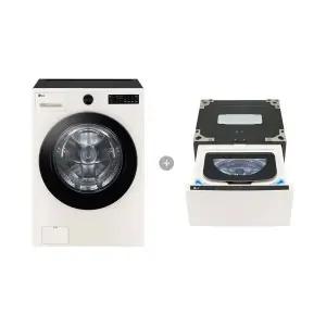 [LG] 트롬 오브제 트윈워시 드럼세탁기 + 미니세탁기 FG24ENX 배송무료