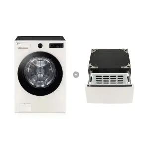 [LG] 트롬 오브제 드럼세탁기 + 수납함 FG24ENF 배송무료