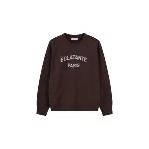 [롯데백화점]프로젝트엠 여성 라운드 플리스 자수 맨투맨 EPE4TR2810