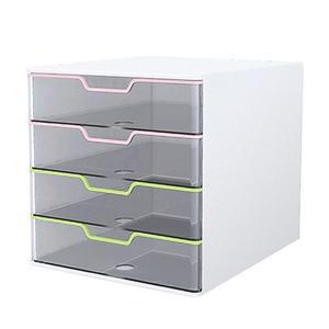 카파맥스 데코 투명서류함 4단 A4 문서 정리 정리함 1개입