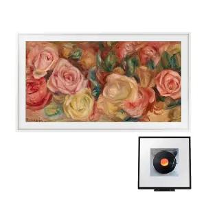 [삼성] 더프레임 TV KQ55LSD03-WTMF 플랫 화이트 베젤 뮤직 프레임 포함