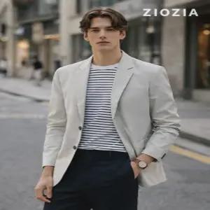 [지오지아]루즈핏 스트레치 캐주얼 자켓 S (AAD2KG1603)