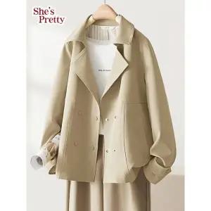 [하프클럽/쉬즈프리티]루리트렌치더블자켓