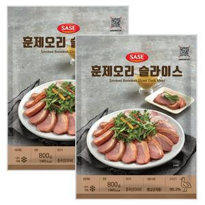 [기타]사세 훈제 오리 슬라이스 800g 2봉