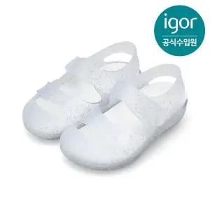 갤러리아 이고르 본디 글리터 젤리슈즈 글리터 화이트 IGBDGTK2WT 아동샌들 유