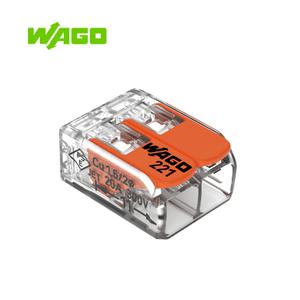 WAGO 와고 전선 커넥터 2P 221-412 모든전선용 1BOX(100개) 연결단자