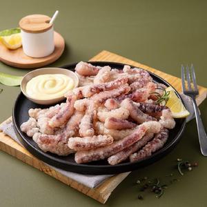 [푸킹] 오징어채후라이 800g / 하얀 오징어튀김 냉동 오징어 튀김 꿔바로우 술안주