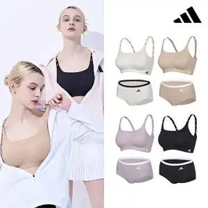 [아디다스](25SS) 아디다스 액티브 퓨징 브라팬티 4세트 패키지