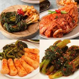 아삭아삭 깍두기 외 파김치 갓김치 알타리 김치 동치미 깍두기 열무김치 특수김치 중량선택