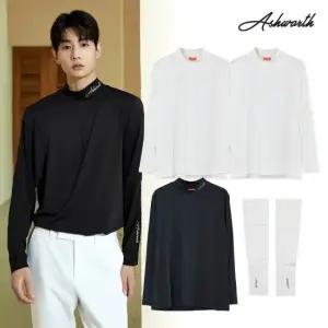 애시워스  최신상 남성 UV컷 4종 세트 (베이스레이어 3장 + 팔토시 1세트)