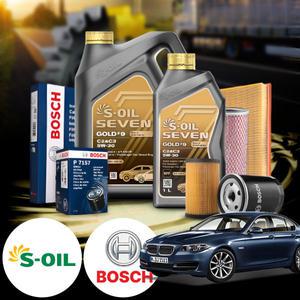 F10 520d (15~17) (B47) 디젤 에쓰오일 세븐 골드 9 C2 C3 5W30 엔진오일세트 5리터