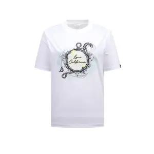 [링스]25S 여성 프린트 라운드 반소매 티셔츠 WH_US