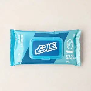 스카트 유리거울세정청소티슈 30매
