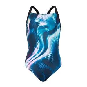 [백화점 정품] 아레나 수영복 키즈 여아 퀀텀 아동 선수 원피스 수퍼플라이백