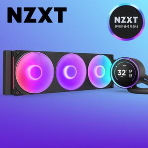 [국내정품] NZXT 크라켄 엘리트 V2 360 RGB 수냉쿨러 수랭쿨러 CPU 3열 블랙