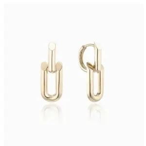 [갤러리아] [로이드] 모던 브리티쉬 링크드롭 14K 귀걸이