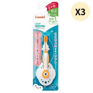 콤비 테테오 유아 아기 어린이집 칫솔 1단계 X3개
