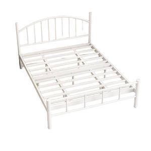 철제 침대 프레임 슈퍼 조립식 퀸 깔판 싱글 접이식 높은 철제침대 북유럽 고시원