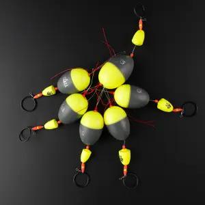 주야간  구멍찌 바다찌 세트 반유동 수중찌 완성채비 감성돔 참돔 우럭 찌낚시