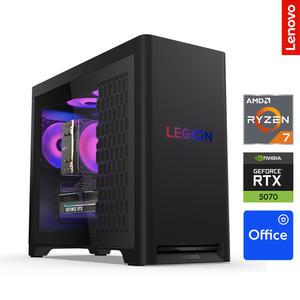 레노버 게이밍 컴퓨터 리전 T5 90YJ002YKA 게임용 사무용 데스크탑 PC / R7 7800X3D / RTX5070Ti / 32GB RAM / 1TB SSD