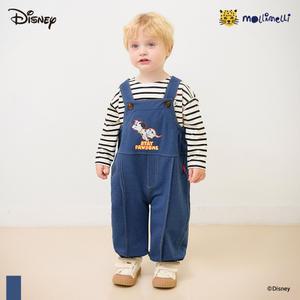 [몰리멜리] [디즈니]101 달마시안 데님라이크오버롤팬츠