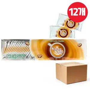 비엔나카페 카페라떼 크래커 210g x 12개 커피크래커 커피과자 델로스 로투스 대용량과자 사무실간식