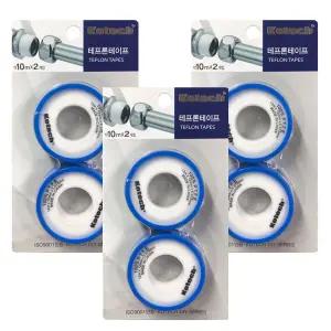 코텍 테프론테이프(2P) x(3개) W5709 나사씰테이프/테프론/테이프/나사/씰링/배관용/내열/방수/공업/산업