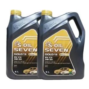 메온셀 에스오일 엔진오일 세븐 골드9 RV C3 5W30 6L x2개