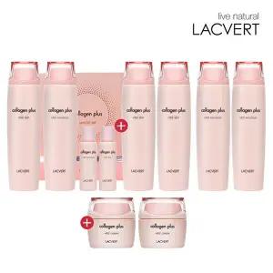 [엘지생활건강]*라끄베르 콜라겐(스킨+에멀전) 3세트+크림 2개+샘플 1세트