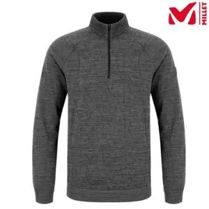 밀레 [ 23FW ] 남성 간절기 신축성좋은 심리스 F 집업 티셔츠_MXSFT003I_US