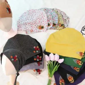 국내 제작 린넨 모자 항암 두건 천 마 멋쟁이 중년 여성 엄마 할머니