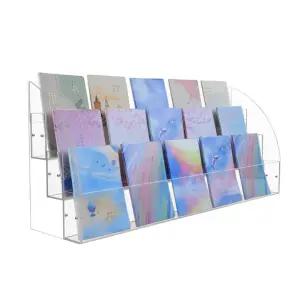 엽서 전시대 책 팜플렛 꽃이 홍보물 매거진랙 문구점