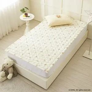 [한일의료기]프린세스 캐치티니핑 EMF전자파없는 2in1 카본탄소매트 전기요장판 패드핏 1인용 슈퍼싱글 뽀