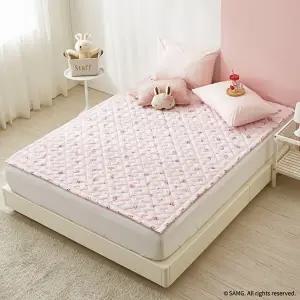 [한일의료기]프린세스 캐치티니핑 EMF전자파없는 2in1 카본탄소매트 전기요장판 패드핏 2인용 퀸 아름핑