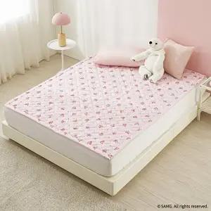 [한일의료기]프린세스 캐치티니핑 EMF전자파없는 2in1 카본탄소매트 전기요장판 패드핏 2인용 퀸 하츄핑