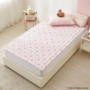 [한일의료기]프린세스 캐치티니핑 EMF전자파없는 2in1 카본탄소매트 전기요장판 토퍼핏 1인용 슈퍼싱글 아