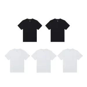 (포에버21) 올데이 고밀도 코튼 언더 반팔티셔츠 5종 세트(화이트3+블랙2)