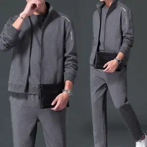 남성 트레이닝 세트 집업 포켓 XL~4XL 봄 가을 츄리닝 셋업 일자바지 3color 세트