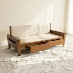 본까사 2002 서랍형 황토숯 카우치소파