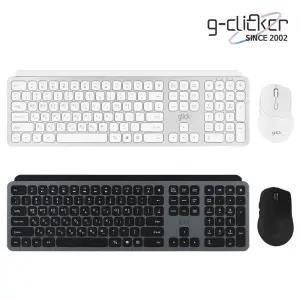 지클릭커 오피스프로 무선 키보드 무소음 마우스 세트 WMK20