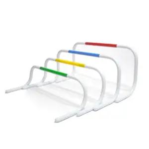 키드짐 허들 학교 체육 축구 오뚜기 허들 4개 세트/높이/조절/눈금/각도/미니/운동/육상/스포츠/아치/점프