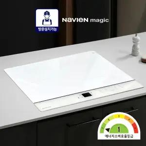 나비엔매직 ALL화이트 인덕션3구 전기레인지 ERI-3423