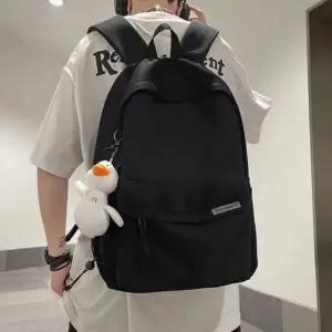 [하프클럽/셀러허브_여성트랜드패션]심플 남녀공용 데일리 백팩 학생가방