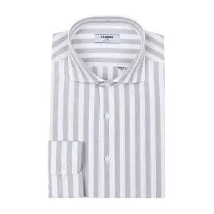 [롯데백화점]레노마 와이드카라의 스트라이프셔츠RNSSL0132GRSU