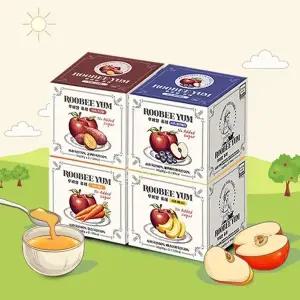 루비얌 프리미엄 과일 퓨레 4세트(8개입) 아기 이유식