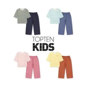 [롯데백화점]탑텐키즈 MKG5UI3902 공용) 소프트모달 9부 셋업