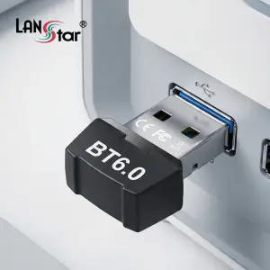 랜스타 블루투스 6.0 USB 동글 리시버 무선 수신기 PC 노트북 연결 LS-BT60