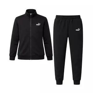 [푸마] 에센셜 스웨트 트랙수트 남성 플리스 기모 트레이닝 세트 운동복 런닝복 블랙 688175-01