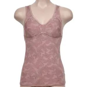 보신각 나뭇잎 패턴 보온 기모 노몰드 브라런닝 팬티 세트